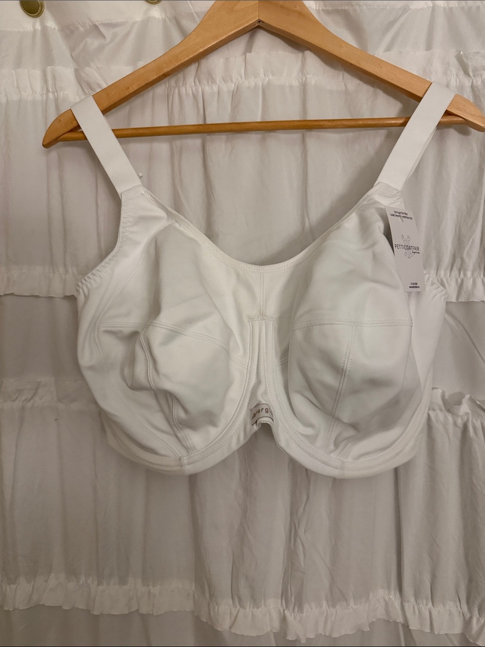 Elomi White Full-Coverage Underwire Bra